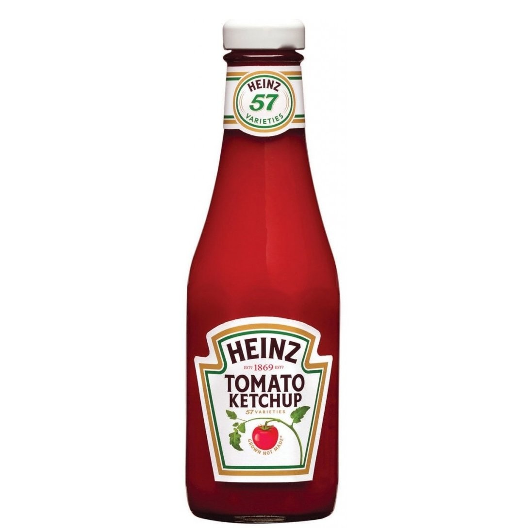 HEINZ TOMATO KETCHUP GLASS 14oz