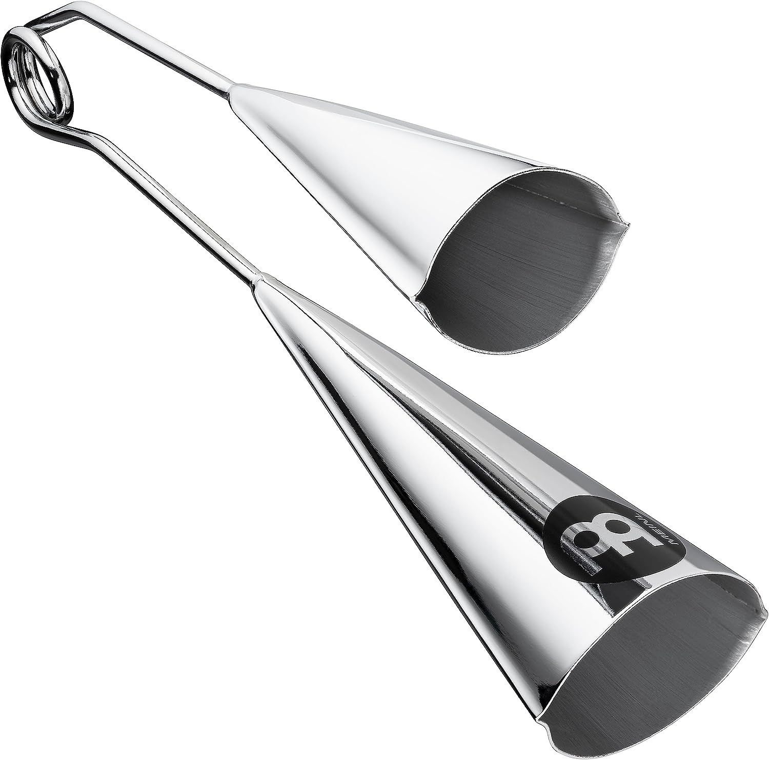 Meinl Percussion STBAG2-CH Tonally Matched Chrome Finish Steel Handheld A-Go-Go Bells, Large