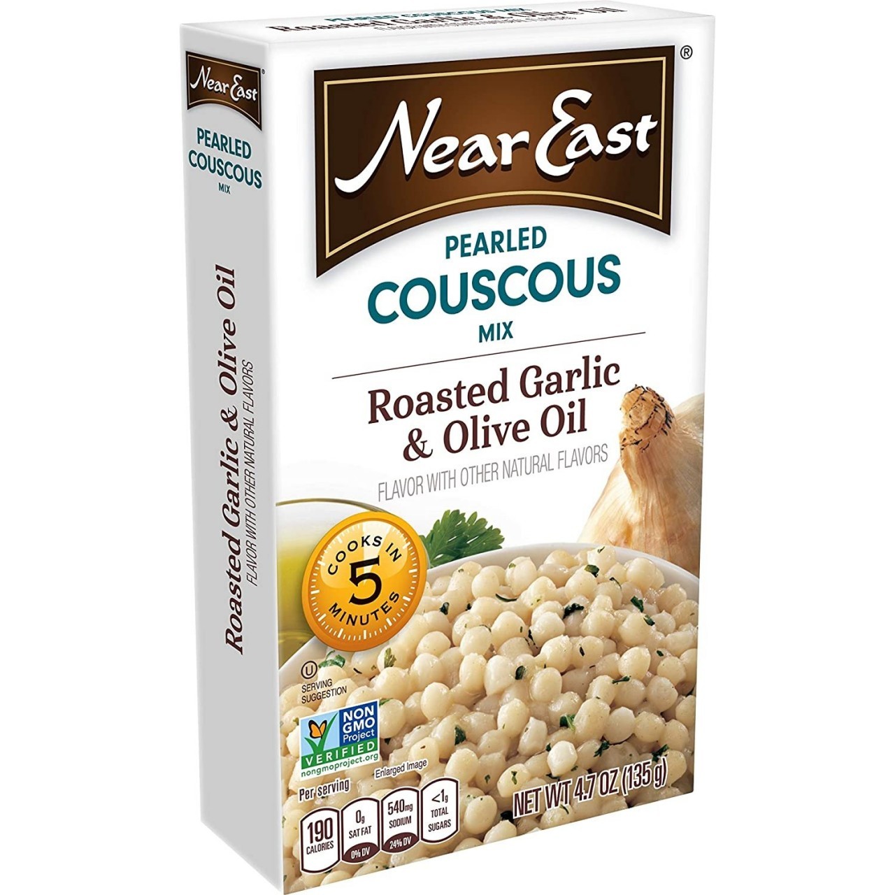 NEAR EAST COUSCOUS PEARL GARLIC 4.7oz