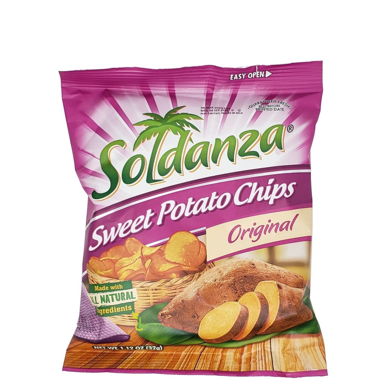 SOLDANZA SWEET POTATO CHIPS 32g
