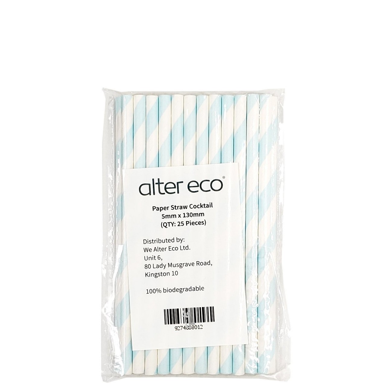 ALTER ECO PAPER STRAW COCKTAIL 25ct