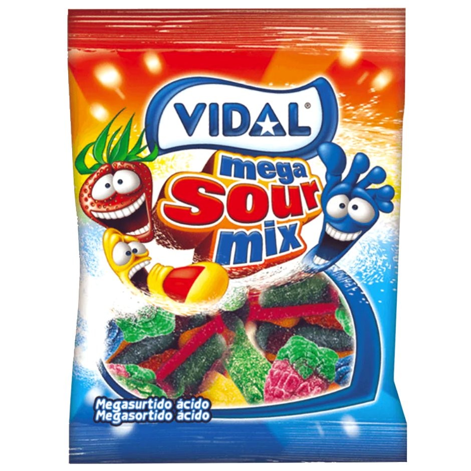 VIDAL MEGA SOUR MIX 90g