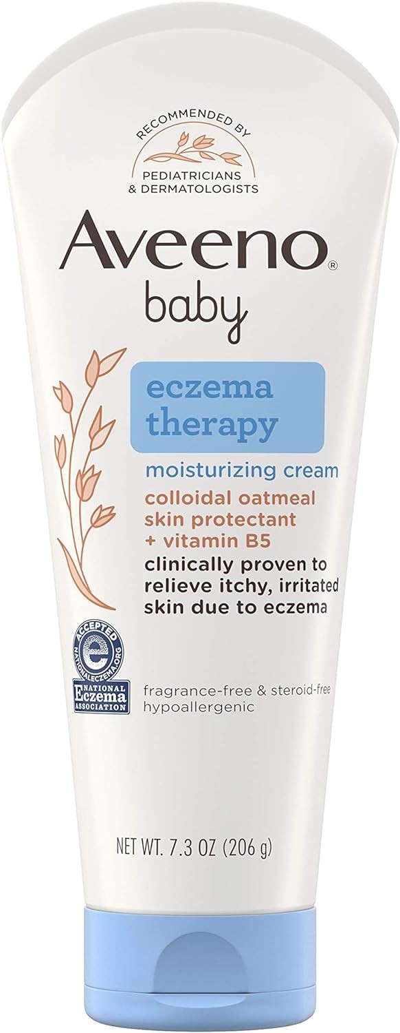 Aveeno Baby Eczema Therapy Moisturizing Cream For Dry Skin, 7.3 oz.