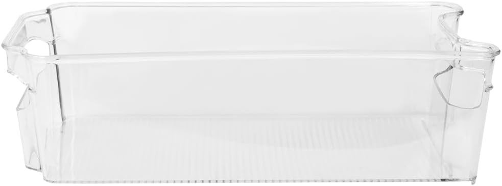 Home Basics Clear Acrylic Food Storage Container Bin for Fridge Freezer or Pantry