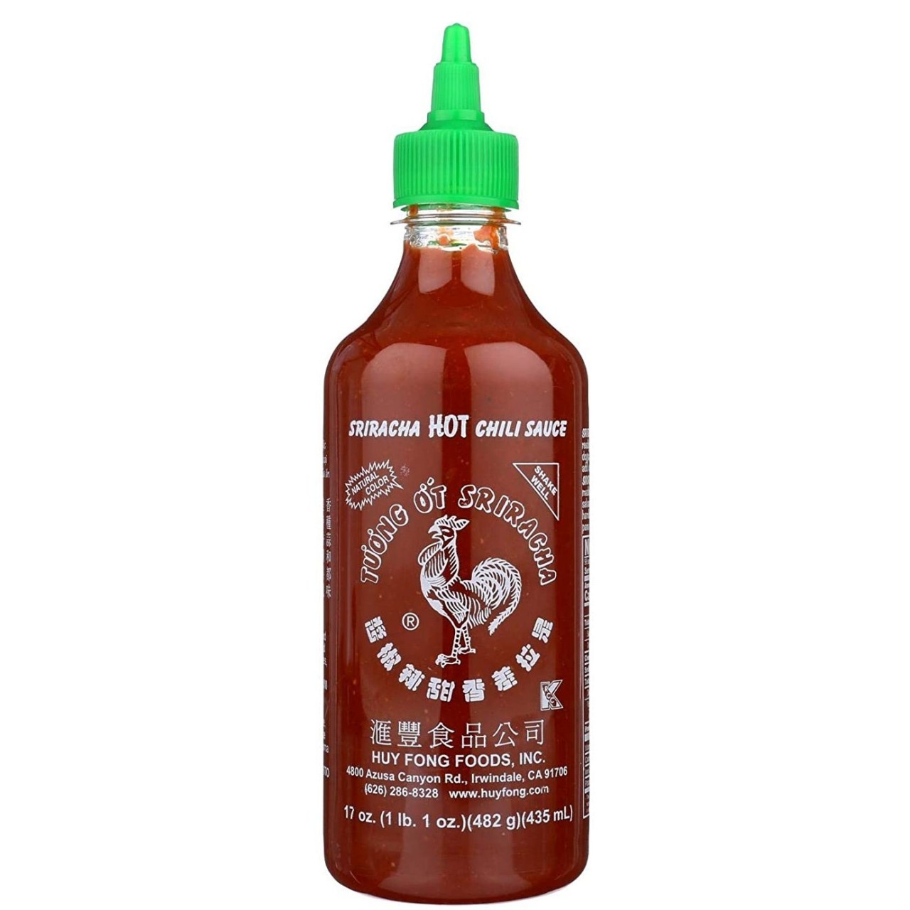 HUY FONG SRIRACHA CHILI SAUCE 17oz