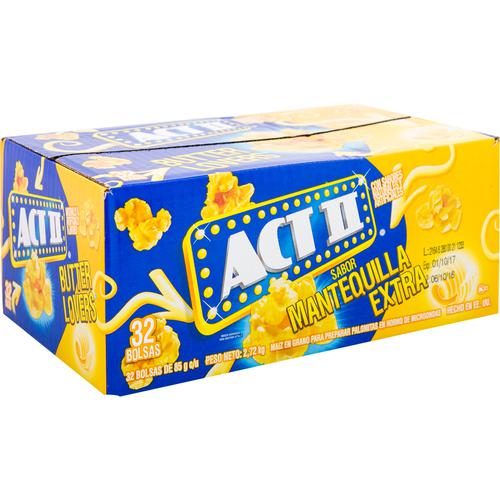 Act II Butter Lover Popcorn 32 Units / 3 oz / 85 g