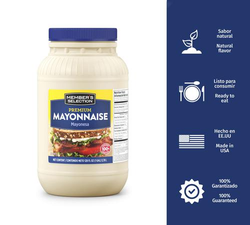 Member's Selection Creamy Premium Mayonnaise 3.6 kg / 1 gal