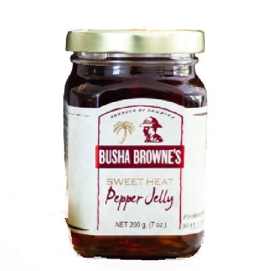 BUSHA BROWNE JELLY PEPPER SWEET HEAT 7oz