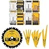 DEWALT 20V MAX XR Cordless Drill Combo Kit, 4-Tool with 111PC MASTER SET (DCK494P2 & DWA123AMQ4)