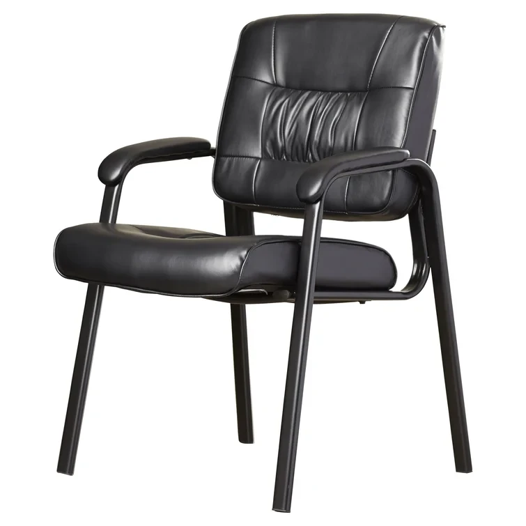 LeatherSoft Executive Side Reception Lounge Chair