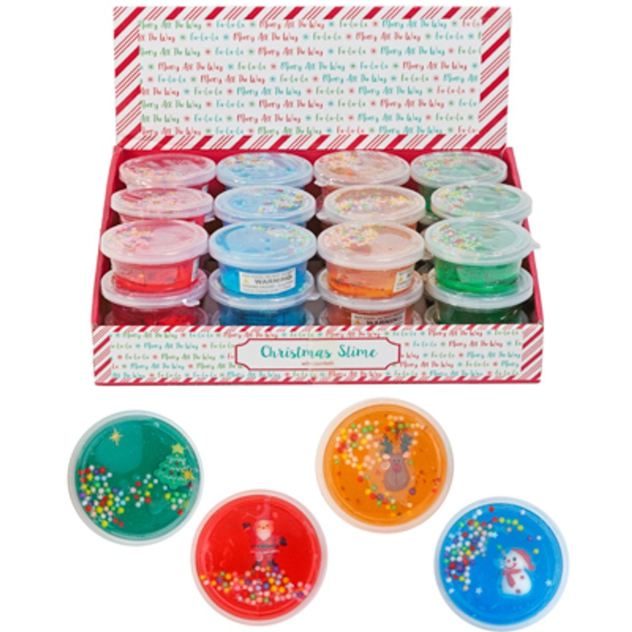 REGENT XMAS SLIME W/CONFETTI 1ct