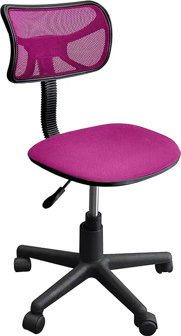 Urban Shop Swivel Mesh Task Chair, Pink
