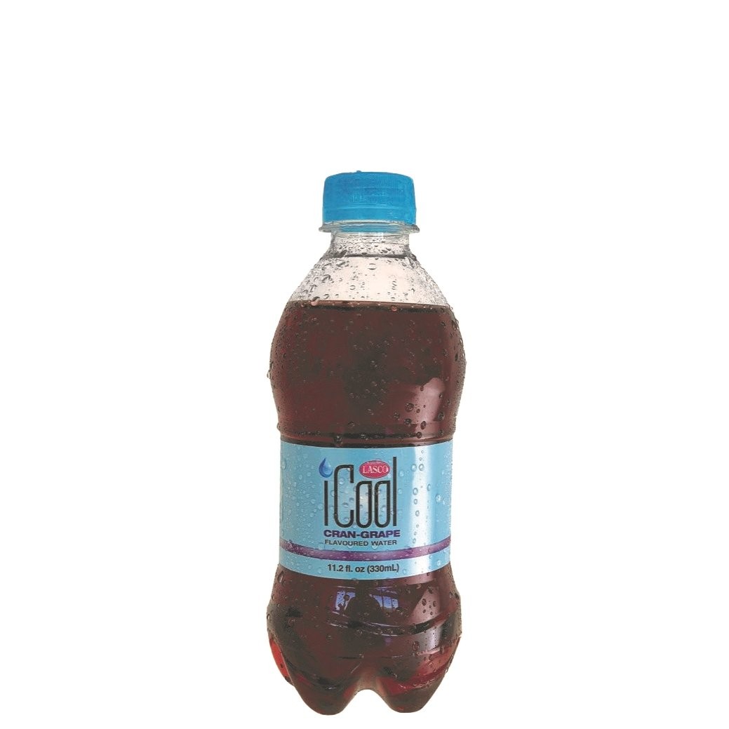 LASCO ICOOL WATER CRAN GRAPE 330ml