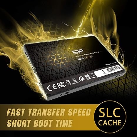 Silicon Power 4TB SSD 3D NAND A58 SLC Cache Performance Boost SATA III 2.5" 7mm (0.28") Internal Solid State Drive