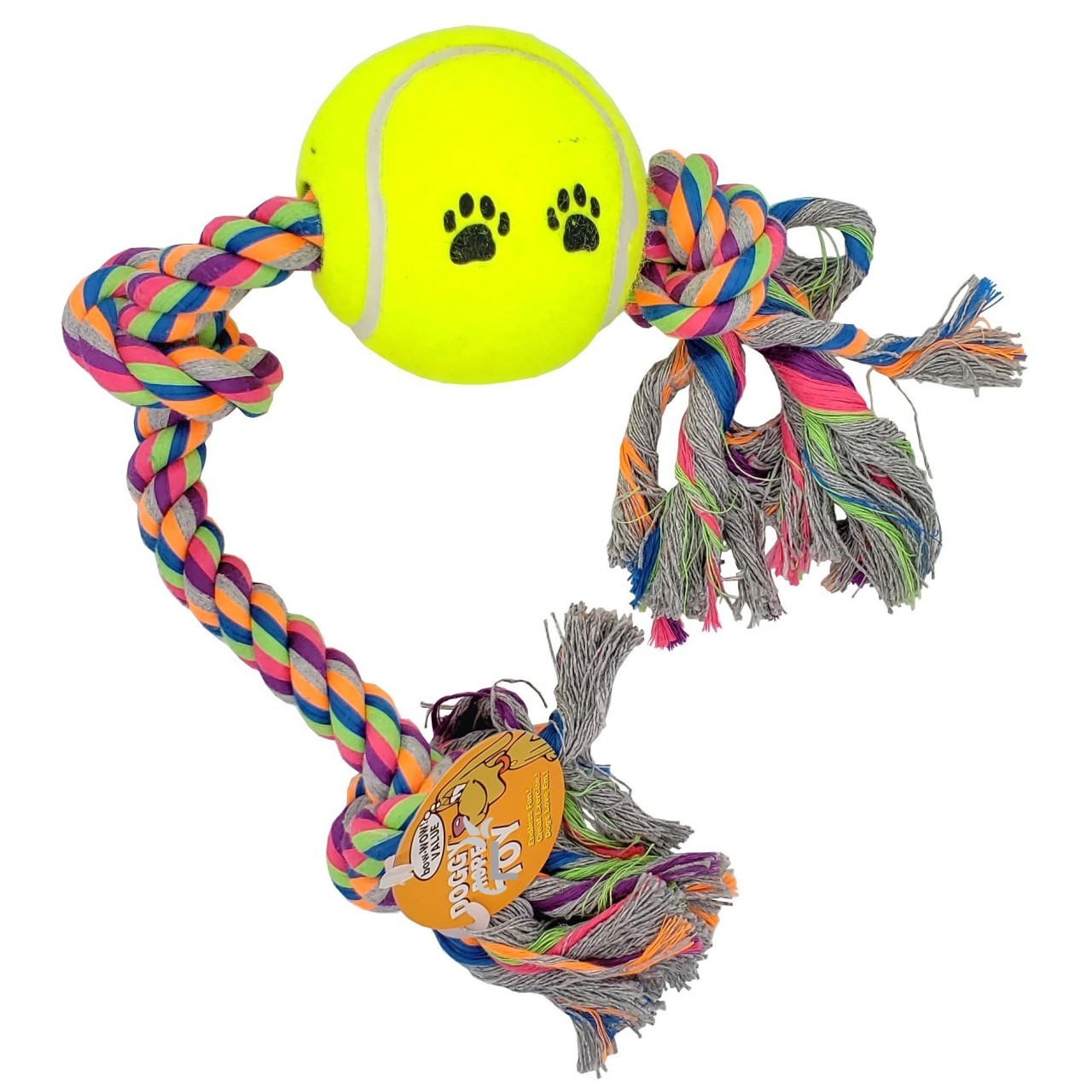 BOW-WOW VALUE DOG TOY ROPE CHEWS 1ct