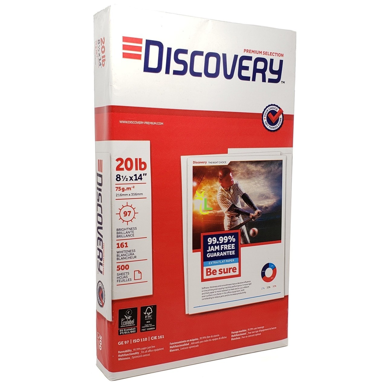 DISCOVERY PHOTOCOPY PAPER LEGAL 500s