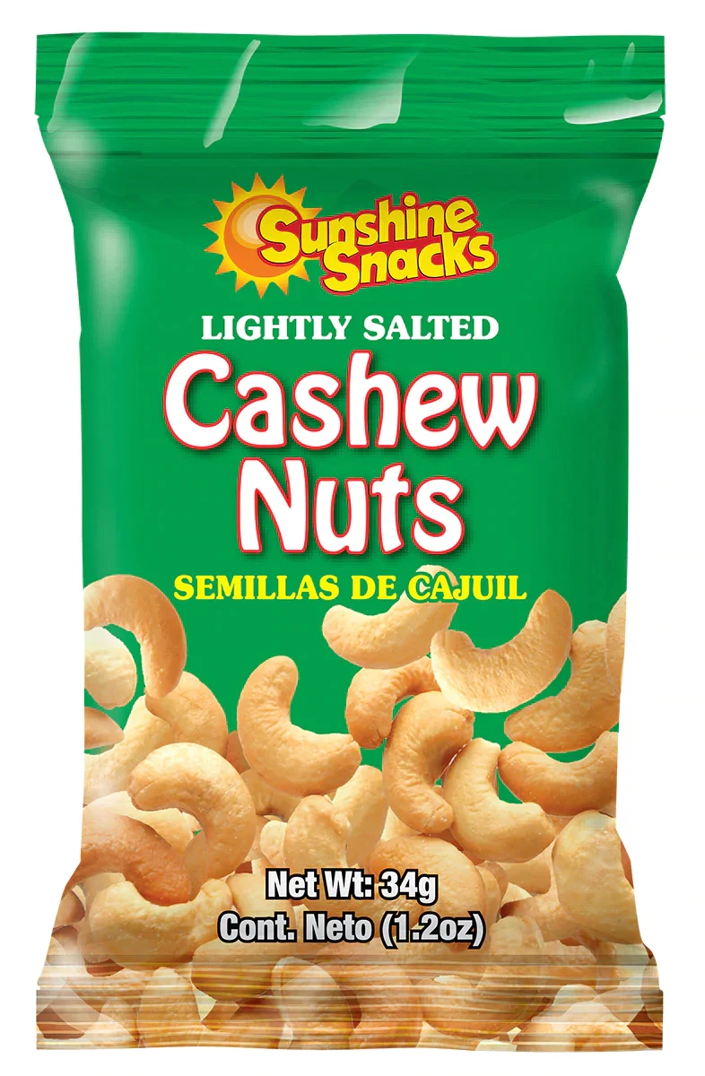 SUNSHINE SNACK CASHEW NUTS 32G