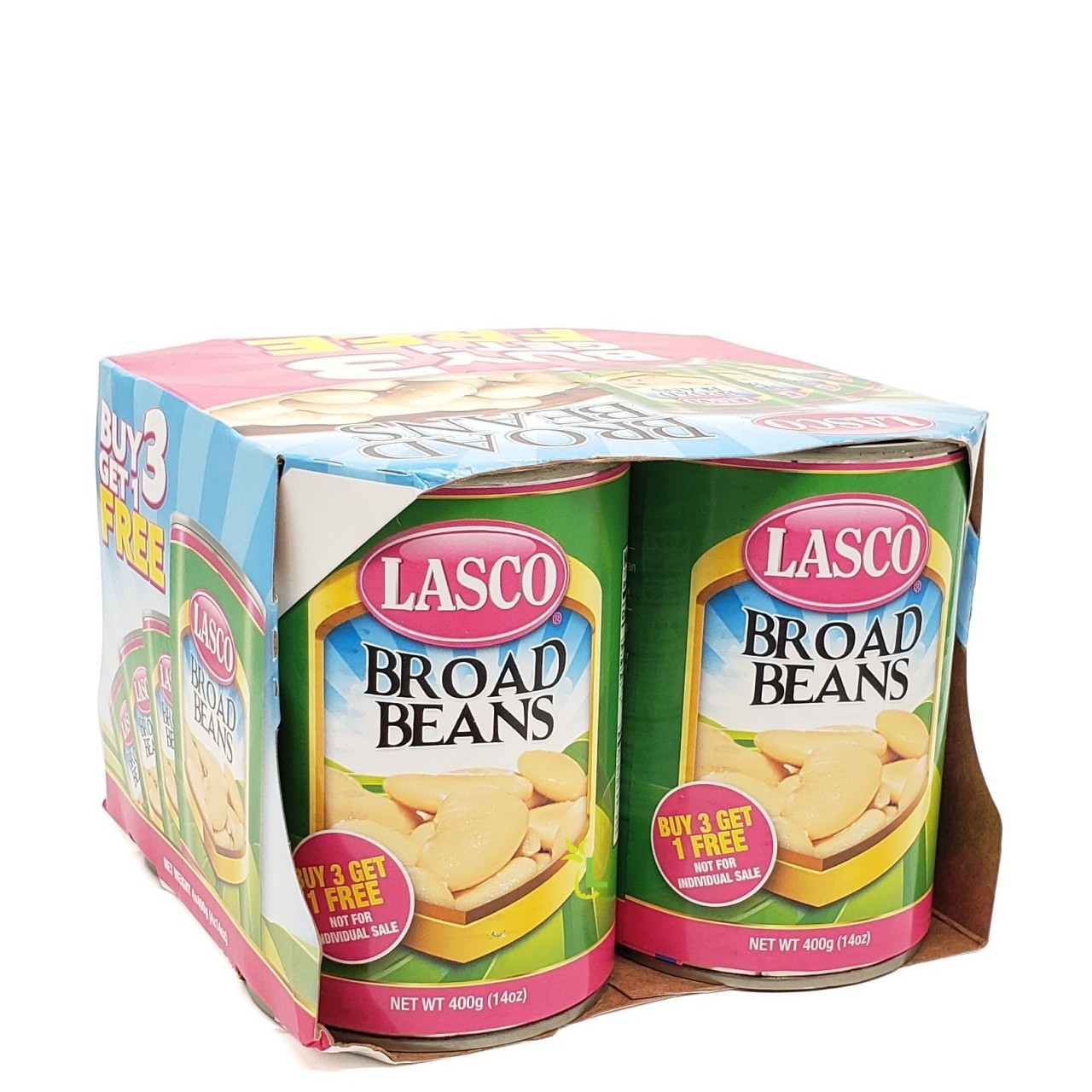 LASCO BEANS BROAD VALUE PACK 4x400g