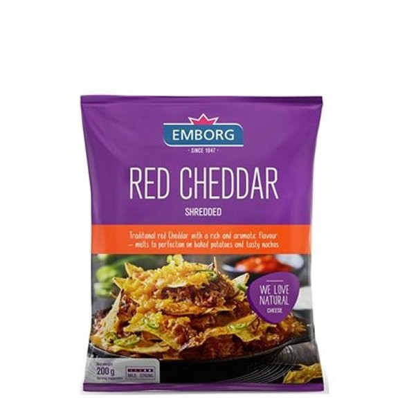 EMBORG CHEDDAR RED 200g