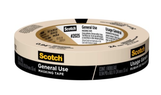 1 in. x 60 yd. Painter's Masking Tape