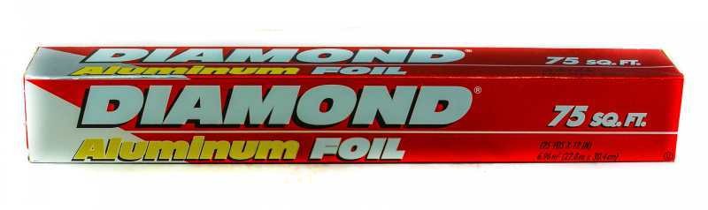 DIAMOND ALUMINUM FOIL 75SFT