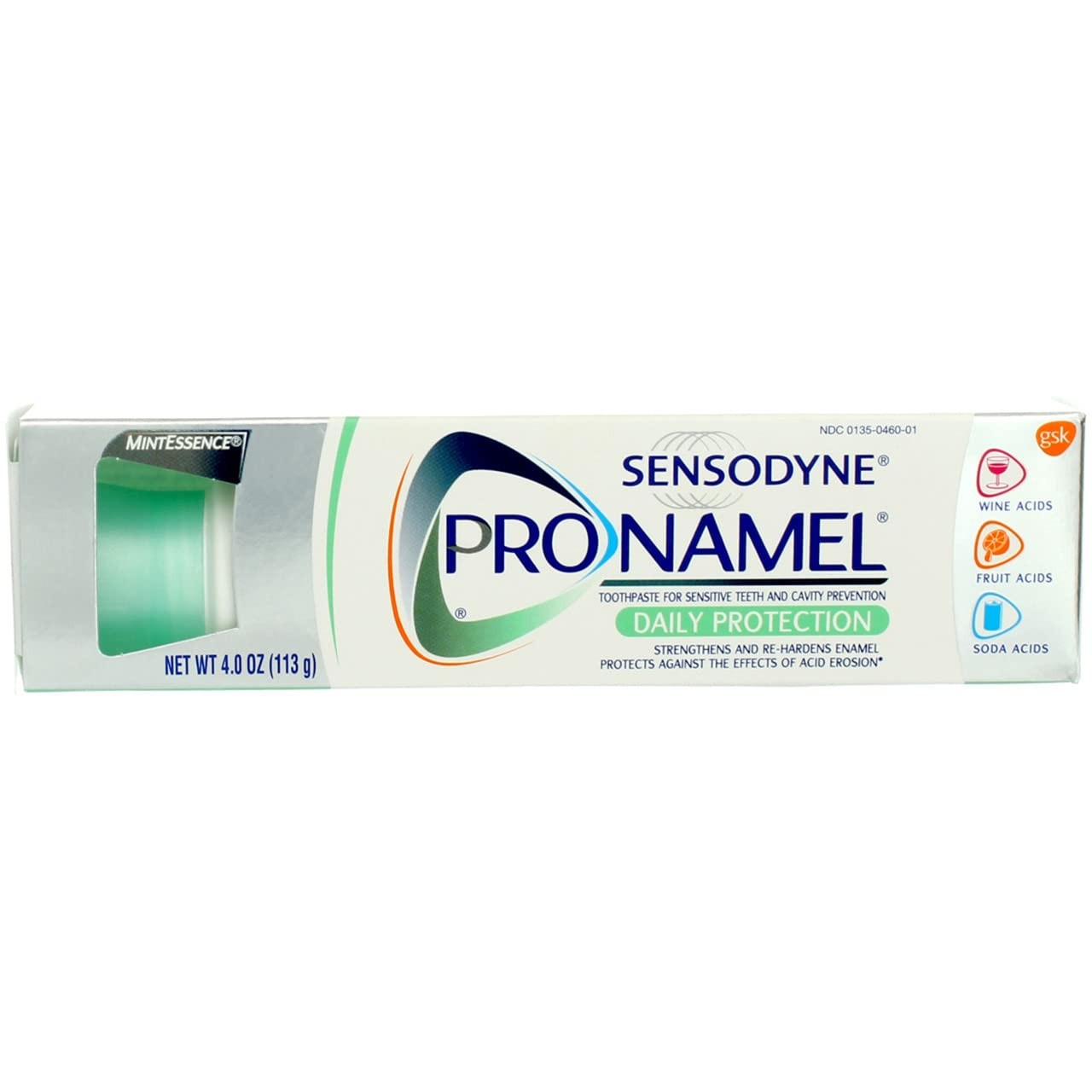 Sensodyne ProNamel Toothpaste for Sensitive Teeth, Mint Essence 4 oz (113 g)