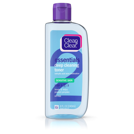 Clean & Clear Deep Cleaning Toner Sensitive Skin 8 FL Oz (240 ml)
