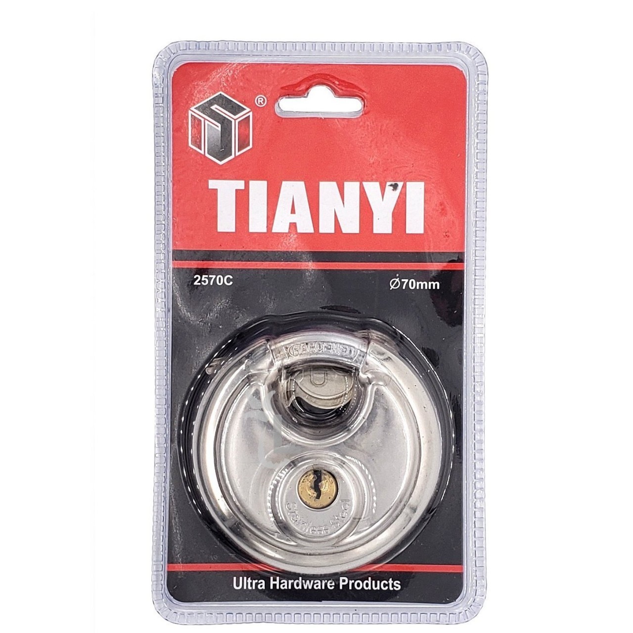 TIANYI STAINLESS STEEL DISC PADLOCK 70mm