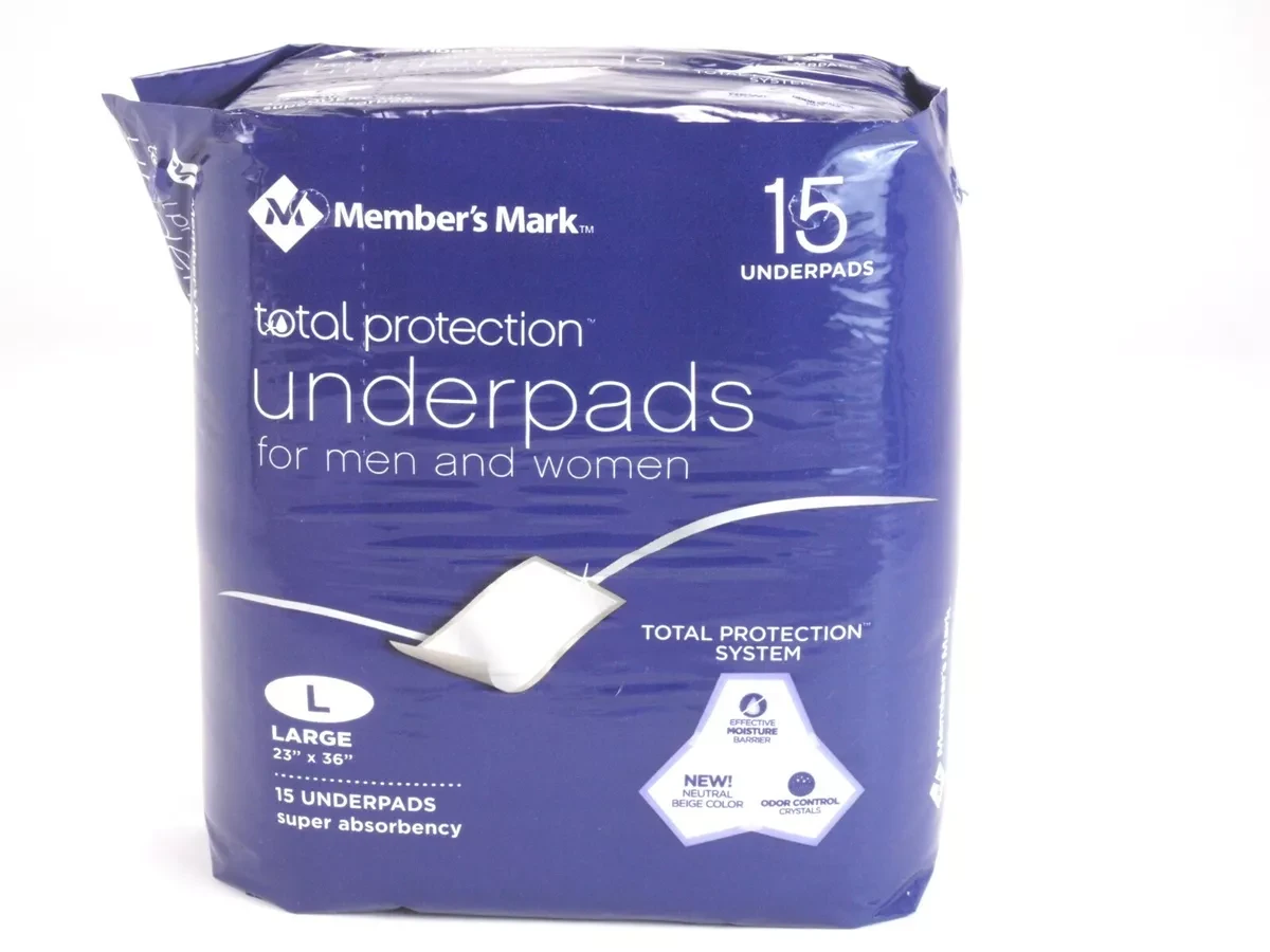 MEMBERS MARK UNDERPADS L 15s