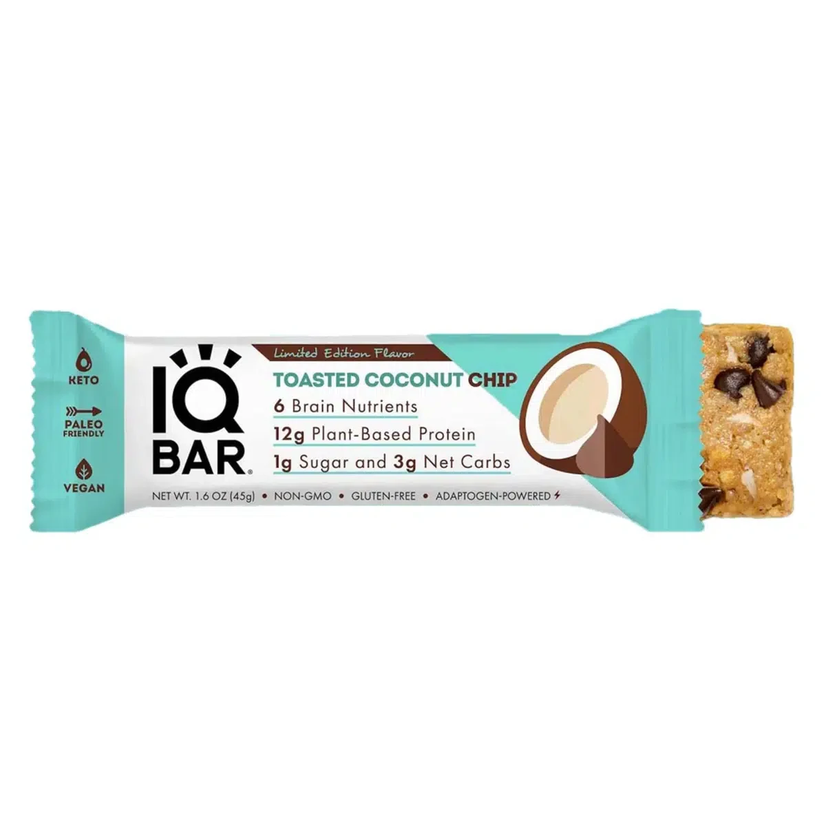 IQ BAR KETO TOASTED COCONUT CHIP 45g