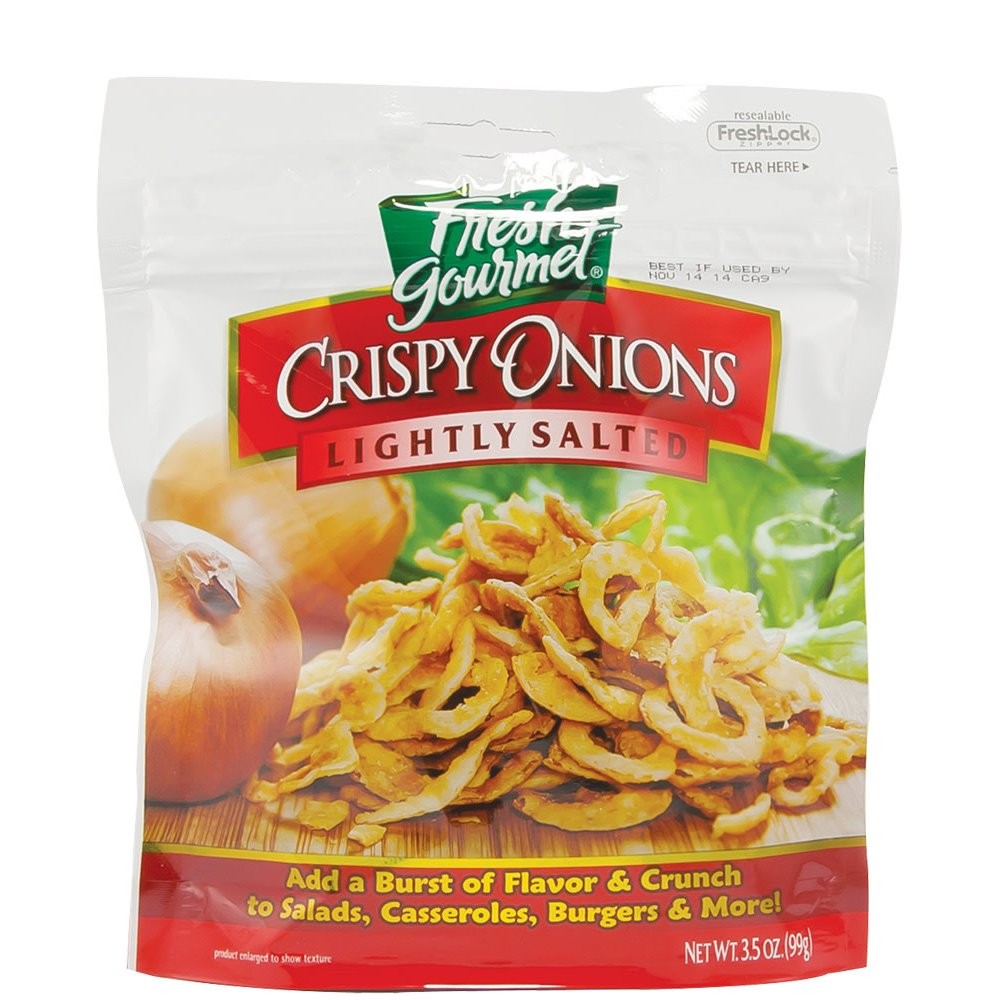 FRESH GOURMET CRSPY ONION L/SALTED 3.5oz