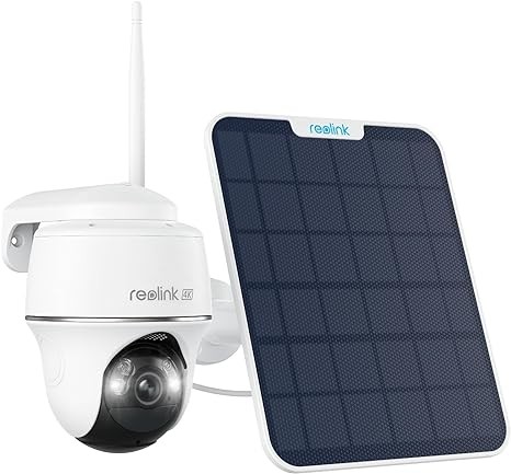REOLINK Go PT Ultra+SP - 4K Cellular Security Camera Wireless Outdoor, No WiFi, 3G/4G LTE, Support (AT&T/T-Mobile), Solar Powered, Color Night Vision, Local/Cloud Storage, Smart Detection