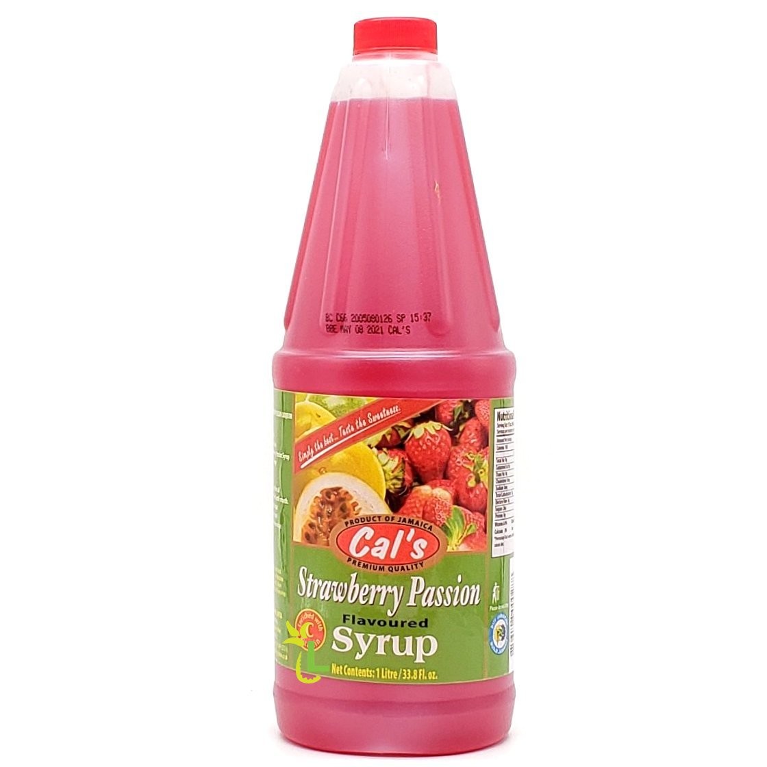 CALS SYRUP STRAWBERRY PASSION 1L