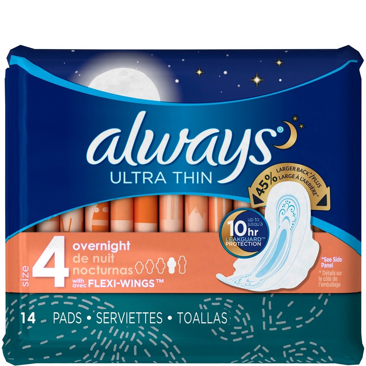 ALWAYS ULTRA OVERNIGHT WINGS 14s