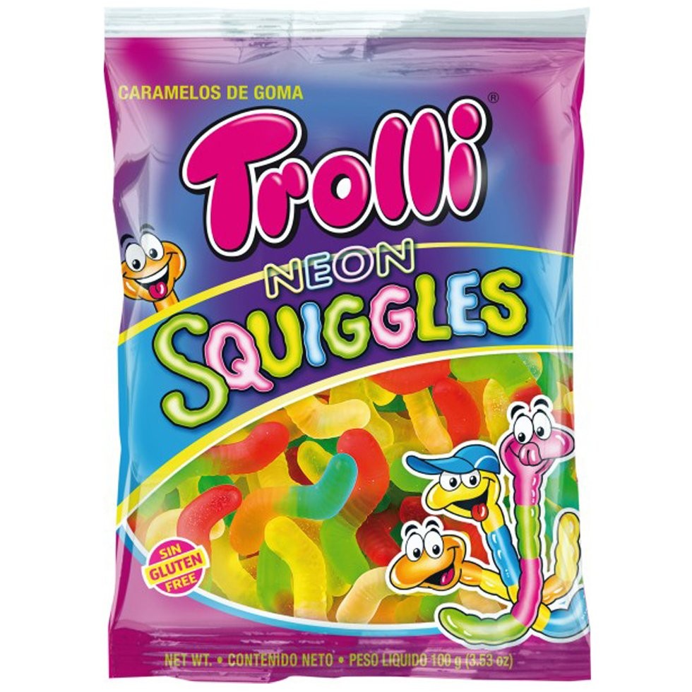 TROLLI NEON SQUIGGLES 100g