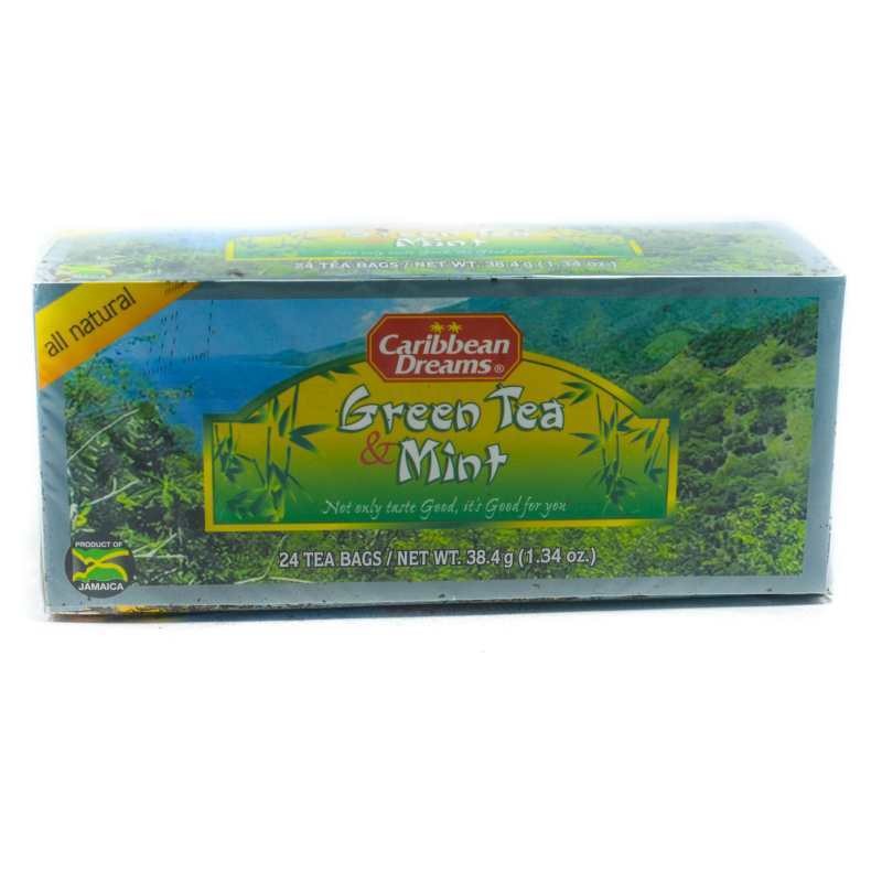 CARIBBEAN DREAMS GREEN TEA & MINT TEA 24’s