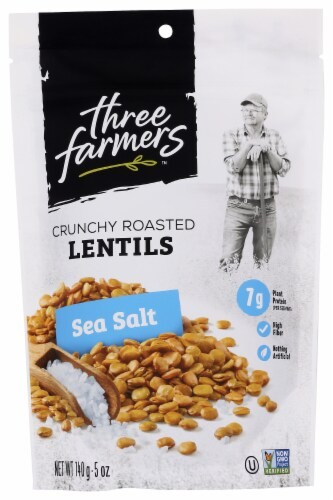 THREE FARM RST LENTIL SEASALT 5oz