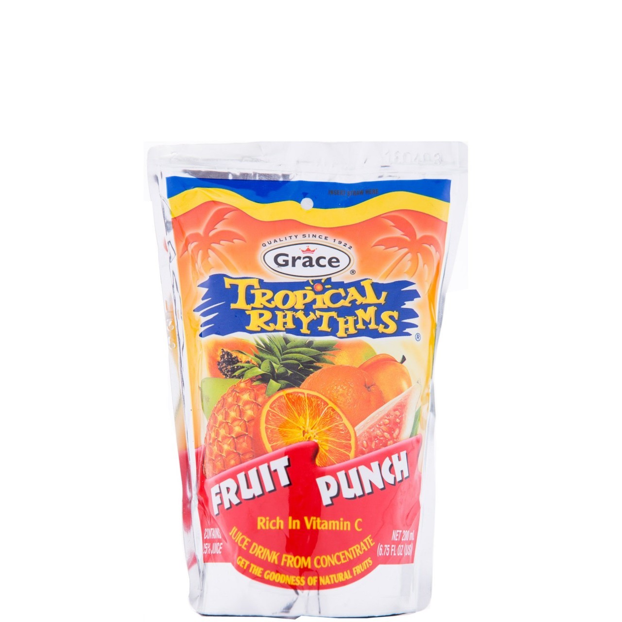 GRACE T RHYTHMS FRUIT PUNCH 10x200ml