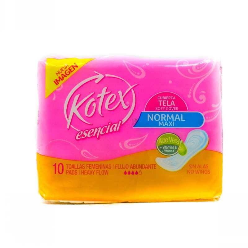 KOTEX ESSENTIAL W/O WINGS 10