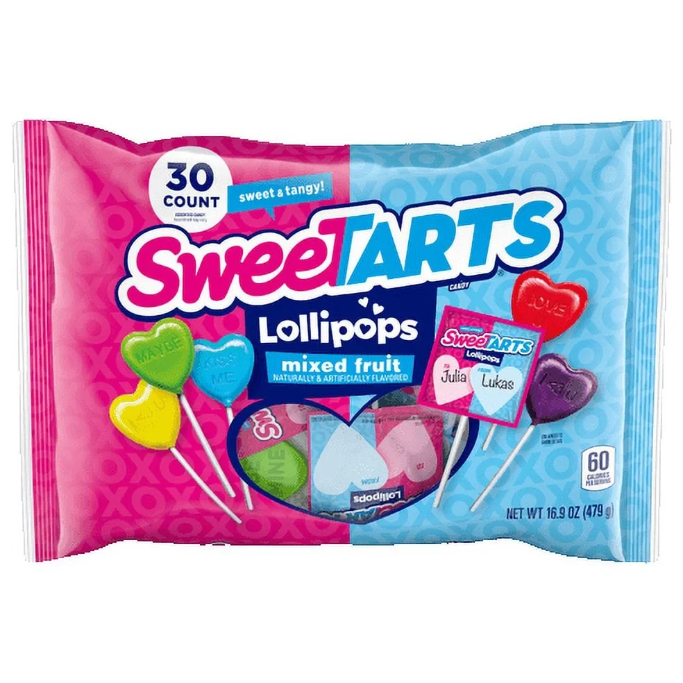 SWEETARTS LOLLIPOPS MIXED FRUIT 16.9oz