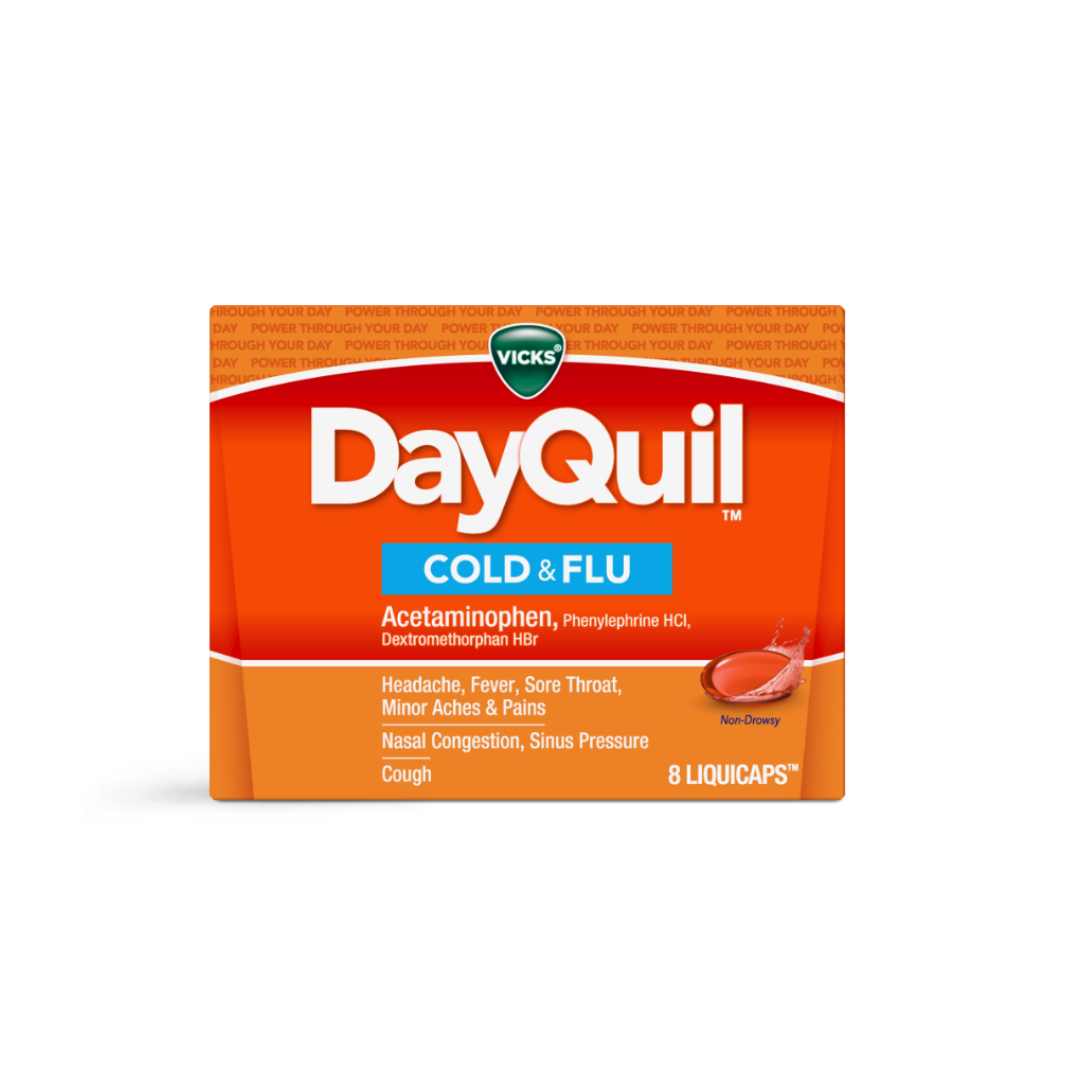 DayQuil Cold & Flu 8 liquid capsules