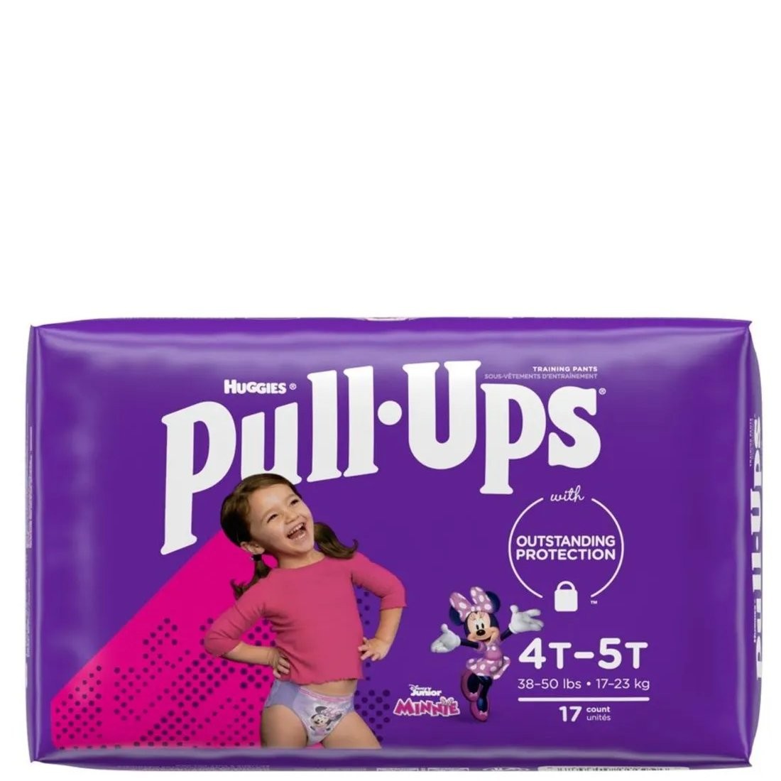 HUGGIES PULLUPS 4T-5T GIRL 17s