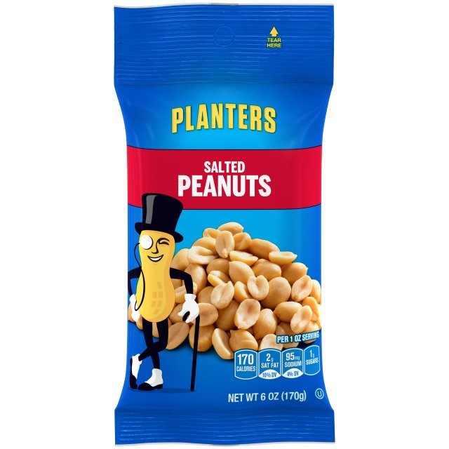 PLANTERS PEANUTS SALTED 6oz