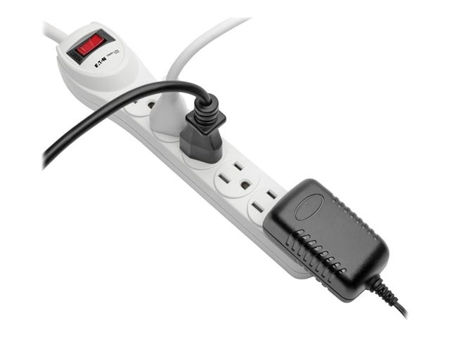 Eaton Tripp Lite Series Surge Protector Power Strip 120V 6 Outlet 2' Cord 180 Joule - Surge protector - AC 120 V