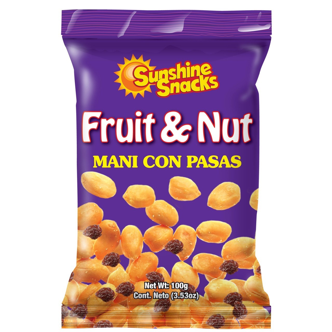 SUNSHINE SNACKS FRUIT & NUT 100G