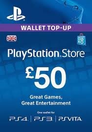 Playstation Network 50 GBP Card (UK)