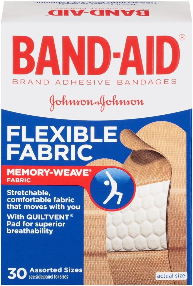 J&J Bandaid Flexi Fabric 30's