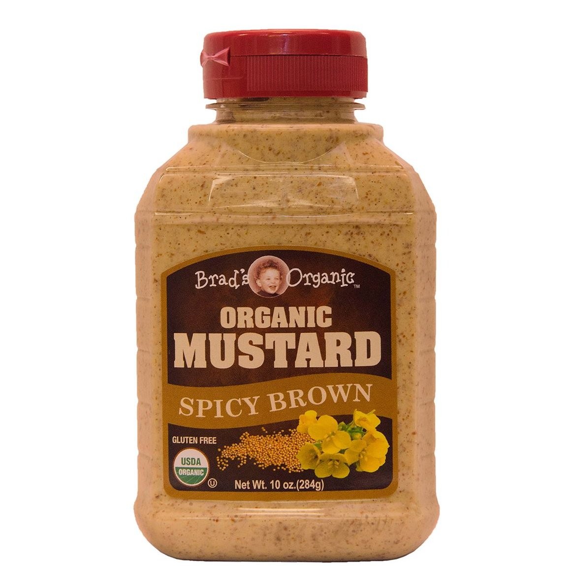 BRADS MUSTARD SPICY BROWN GF 10oz