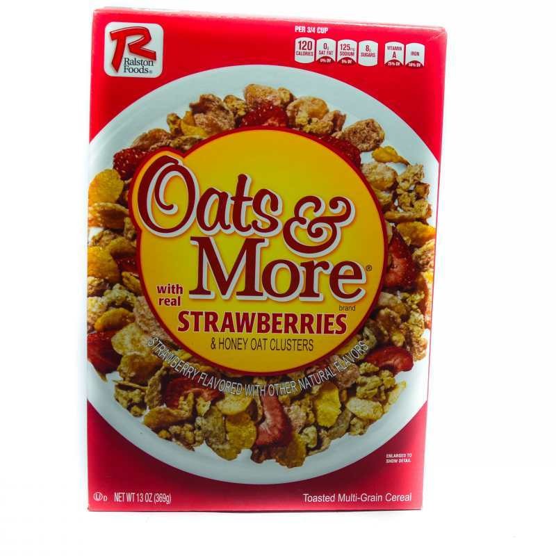 RALSTON FOODS OATS & MORE W/STRAWBERRIES 369G