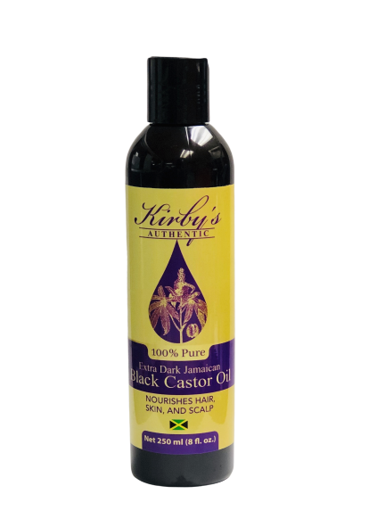 Kirby's Authenic 100% Pure Extra Dark Jamaican Black Castor Oil 8oz